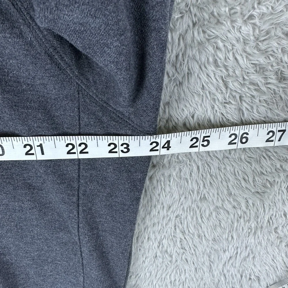 Tasso Elba Mens 1/4 Zip Pullover Charcoal Gray‎ 100% Cotton Large Smart Casual